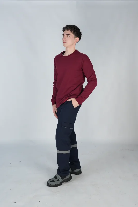 3  İp Polo Yaka Bordo